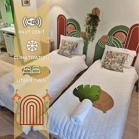 Ferienwohnung Boudoir - Clim-Wifi-Twin-Gare Lourdes Exterior foto